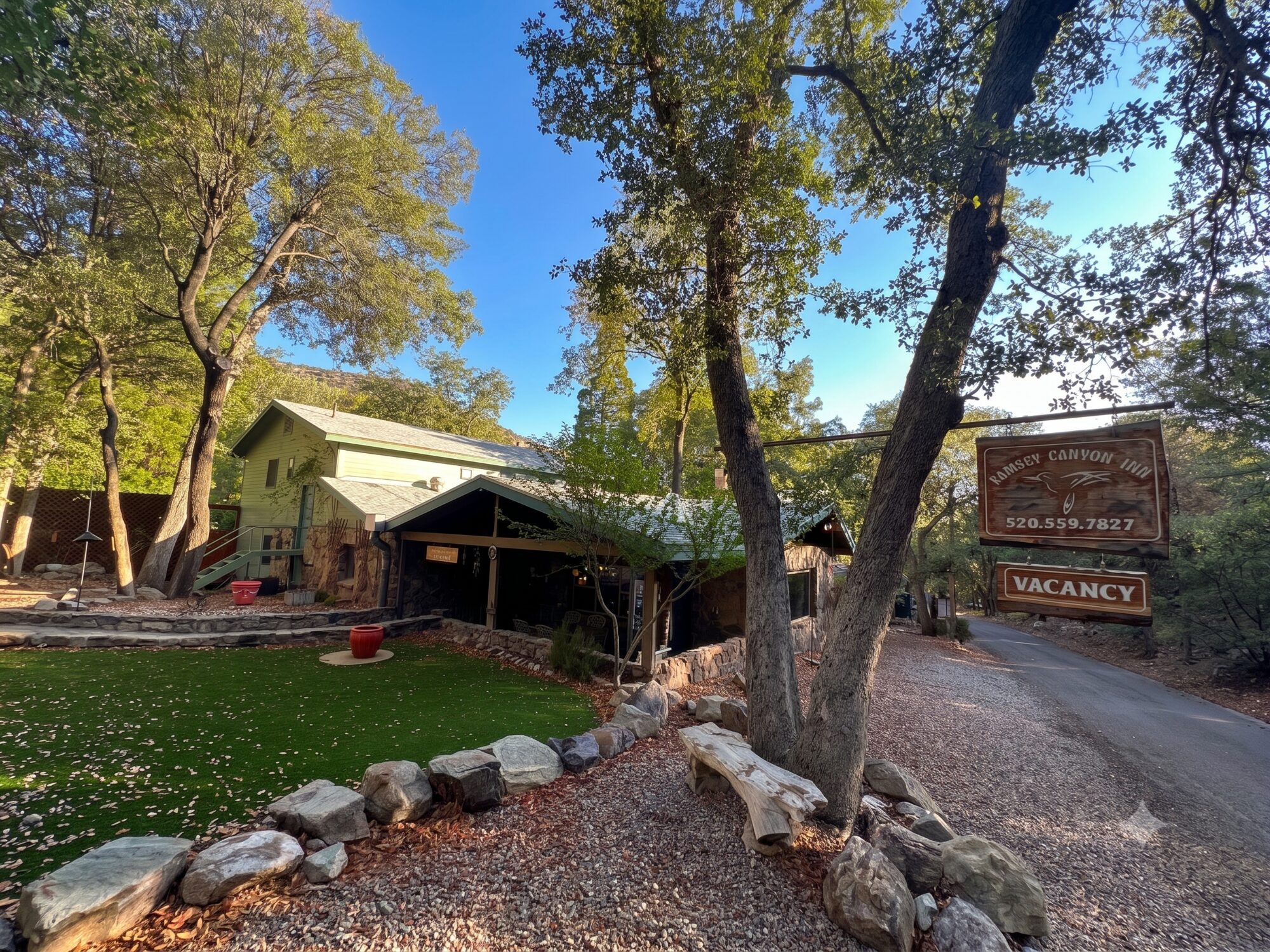 The front of Ramsey Canyon Inn